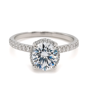 Copy of 14kt White Gold Diamond 4 prong Engagement Setting 0.45 CTW Copy of 14kt White Gold Diamond 4 prong Engagement Setting 0.45 CTW