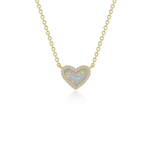 Lafonn Halo Heart Necklace