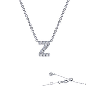 Lafonn Letter Z Pendant Necklace