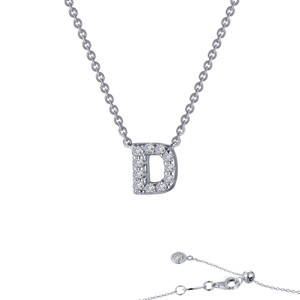 Lafonn Letter D Pendant Necklace