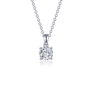 Lafonn 1.25 CTW 4-Prong Solitaire Necklace