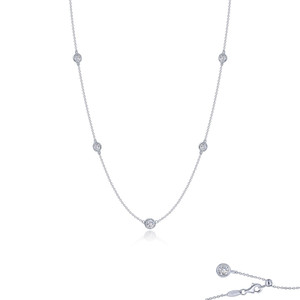 Lafonn Bezel-set Station Necklace