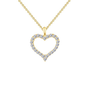 Lafonn Open Heart Pendant Necklace