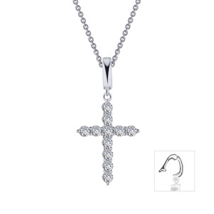 Lafonn 0.55 CTW Cross Pendant Necklace