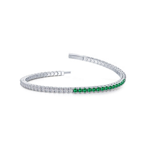 Lafonn Emerald Harmony Flexible Bracelet
