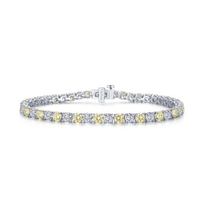 Lafonn 11.0 CTW Statement Alternating Tennis Bracelet