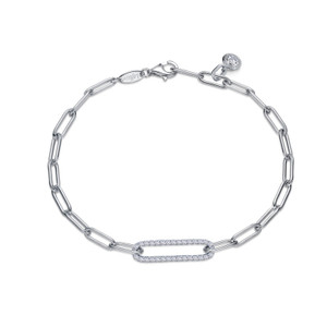 Lafonn 0.57 CTW Paperclip Bracelet