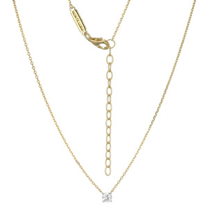 MN0115 - Essentials Small Solitaire Lab-Created Diamond Necklace