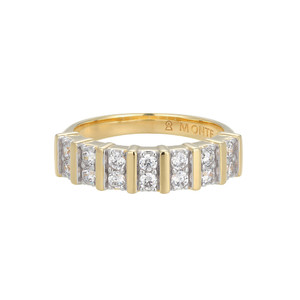 MR0129 - Timeless Channel Set Lab-Created Diamond Ring