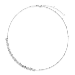 BN0257W - Lab-Grown Diamond Abacus Bead Necklace