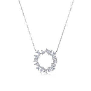 Lafonn Prismatic Circle Necklace  N2034CLP