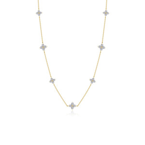 Lafonn Trillium Station Necklace  N0355CLG