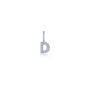 Lafonn Letter D Charm  Pendant P2040CPD
