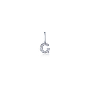 Lafonn Letter G Charm  Pendant P2040CPG