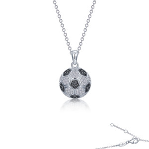 Lafonn Soccer Ball Necklace  N2018CBT