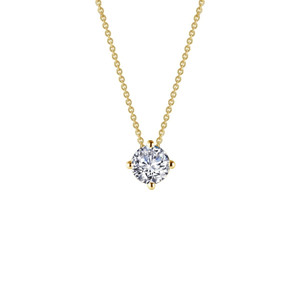 Lafonn 0.85 CTW Solitaire Necklace  N0173CLG