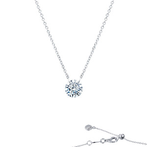 Lafonn Frameless Solitaire Necklace  N0090CLG