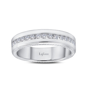 Lafonn 0.45 CTW Men's Eternity Band Bonded in Platinum  R0412CLP