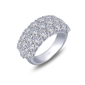 Lafonn 4.25 CTW Anniversary Band Bonded in Platinum  R0158CLP