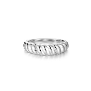 Lafonn Dome Rope Ring Bonded in Platinum  R0576NSP