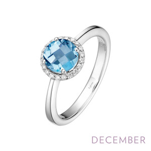 Lafonn December Birthstone Ring Bonded in Platinum  BR001BTP