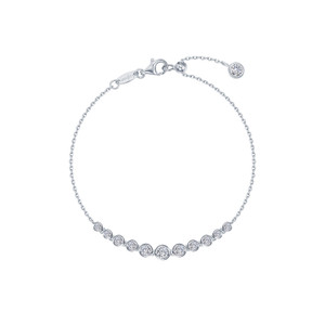 Lafonn Horizon Glow Bracelet Bonded in Platinum
