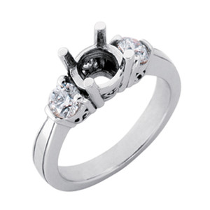 Diamond Engagement Ring 
 in Platinum 
 
 
 EN6357-1PL