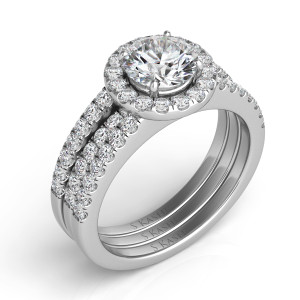 Diamond Engagement Ring 
 in Platinum 
 
 
 EN7308-PL