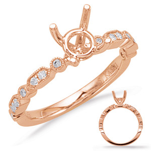 Diamond Engagement Ring 
 in 14K Rose Gold 
 

 EN8058-75RG