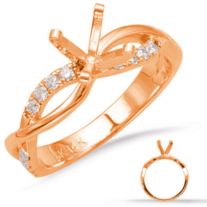 Diamond Engagement Ring 
 in 14K Rose Gold 
 
 
 EN8080RG