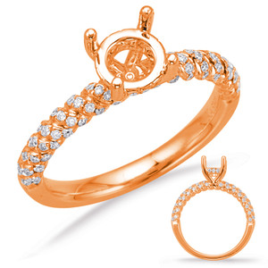 Diamond Engagement Ring 
 in 14K Rose Gold 
 
 
 EN7994-33RG