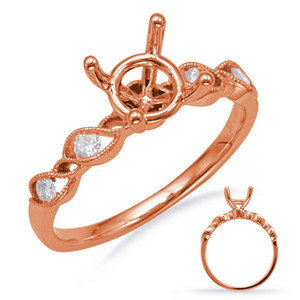 Diamond Engagement Ring 
 in 14K Rose Gold 
 
 
 EN8140-1RG