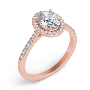 Diamond Engagement Ring 
 in 14K Rose Gold 
 

 EN7543-7X5MRG