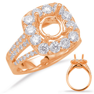 Diamond Engagement Ring 
 in 14K Rose Gold 
 
 
 EN7721-15RG