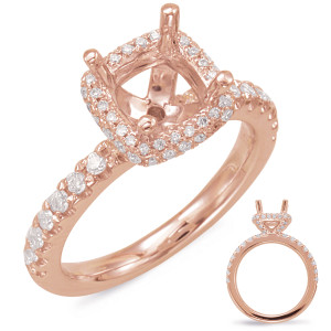 Diamond Engagement Ring 
 in 14K Rose Gold 
 
 
 EN7821-75RG