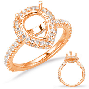 Diamond Engagement Ring 
 in 14K Rose Gold 
 
 
 EN8076-9X6MRG