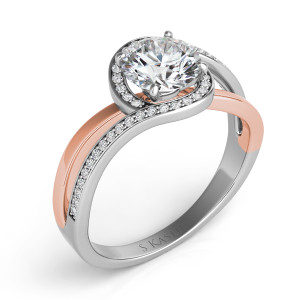 Diamond Engagement Ring 
 in 14K Rose and White Gold 
 

 EN7574-30RW