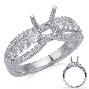 Diamond Engagement Ring 
 in 14K White Gold 
 

 EN8166-1WG