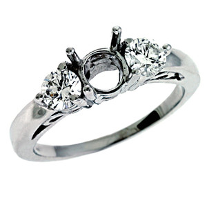 Diamond Engagement Ring 
 in 14K White Gold 
 
 
 EN6681WG