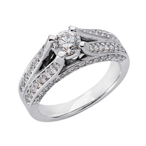 Diamond Engagement Ring 
 in 14K White Gold 
 
 
 EN6811WG