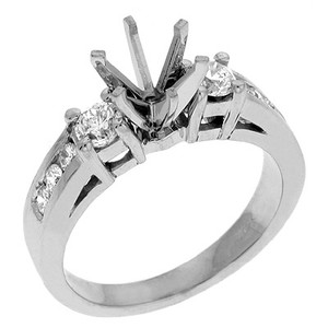 Diamond Engagement Ring 
 in 14K White Gold 
 
 
 EN6818WG