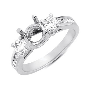 Diamond Engagement Ring 
 in 14K White Gold 
 
 
 EN6880SEWG