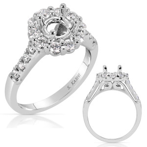 Diamond Engagement Ring 
 in 14K White Gold 
 
 
 EN7702-1WG