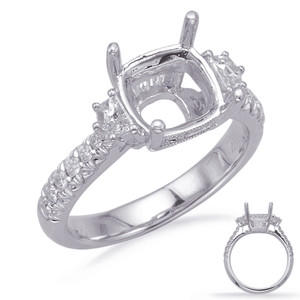 Diamond Engagement Ring 
 in 14K White Gold 
 
 
 EN8214-8.0MWG