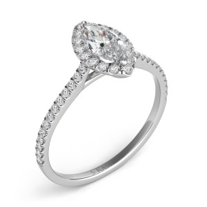 Diamond Engagement Ring 
 in 14K White Gold 
 

 EN7599-10X5MWG