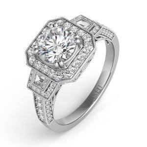 Diamond Engagement Ring 
 in 14K White Gold 
 
 
 EN7160-1WG