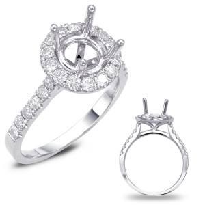 Diamond Engagement Ring 
 in 14K White Gold 
 
 
 EN7694-15WG
