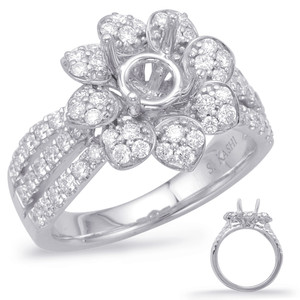 Diamond Engagement Ring  in 14K White Gold    EN7988-1WG