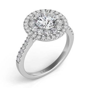 Diamond Engagement Ring  in 14K White Gold    EN7542-75WG