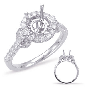 Diamond Engagement Ring  in 14K White Gold    EN7862-1WG